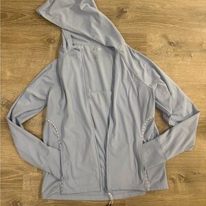 bebe periwinkle Hooded Jacket